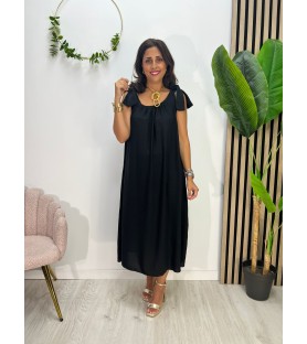 VESTIDO VÉNUS NEGRO