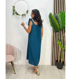 VESTIDO VÉNUS PETROLEO