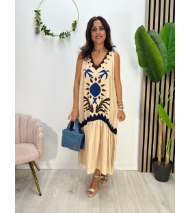 VESTIDO LUQUE MARINO