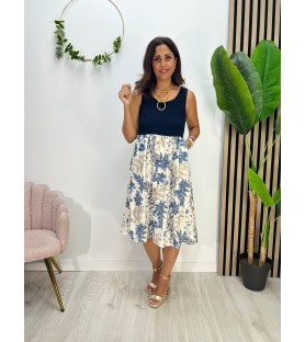 VESTIDO RAULE MARINO