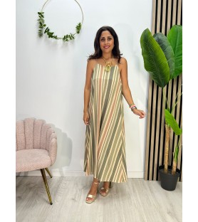 VESTIDO ÁFRICA VERDE