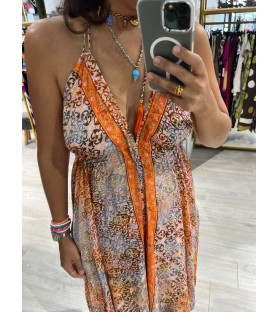 VESTIDO INDIO NARANJA