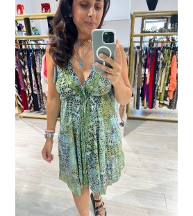 VESTIDO INDIO VERDE