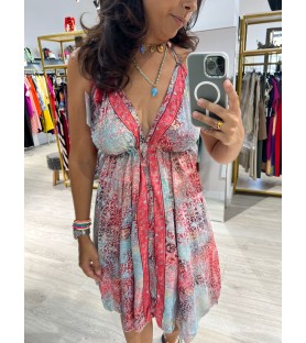 VESTIDO INDIO CORAL