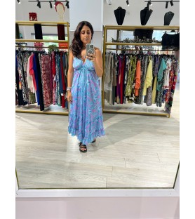 VESTIDO TURQUESA