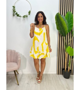VESTIDO MARIBEL AMARILLO