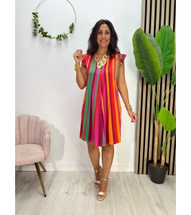 VESTIDO SEGOVIA CORTO MULTI