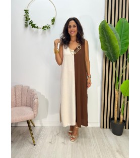 VESTIDO VIRGINIA CHOCOLATE