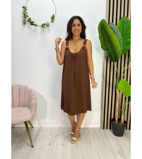 VESTIDO ZAHIR CHOCOLATE
