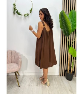 VESTIDO ZAHIR CHOCOLATE