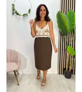 VESTIDO JARA CHOCOLATE