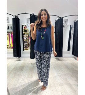 PANTALÓN CEBRA MARINO