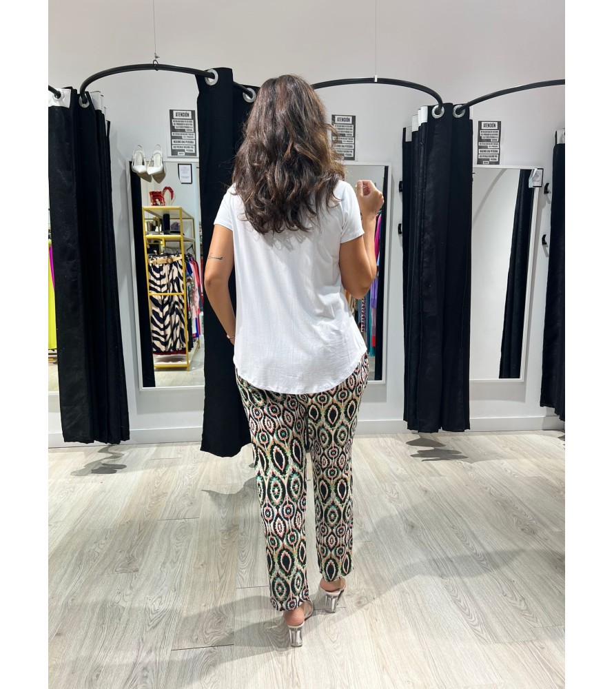 PANTALÓN CORAL VERDE