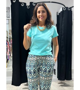 CAMISETA AGUAMARINA