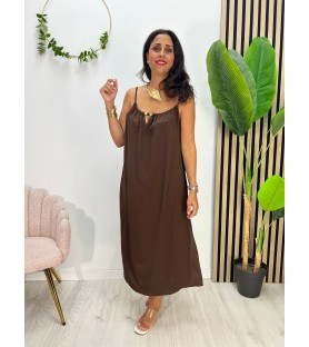 VESTIDO MAIRENA CHOCOLATE