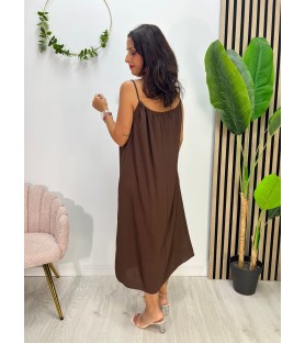 VESTIDO MAIRENA CHOCOLATE