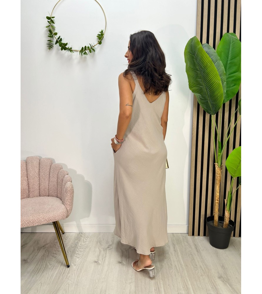 VESTIDO LILIA BEIGE