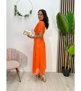 VESTIDO MADRID NARANJA