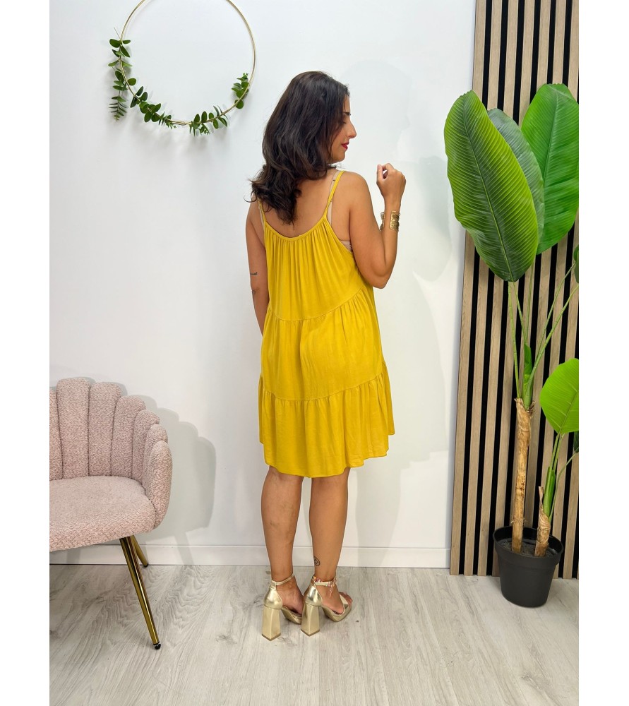 VESTIDO LARISA MOSTAZA