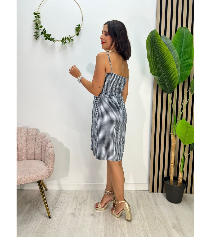 VESTIDO SEVILLA  AZÚL
