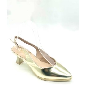 ZAPATO DORADO ZARA