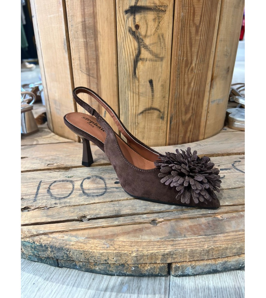 ZAPATO CHOCOLATE POMPÓM