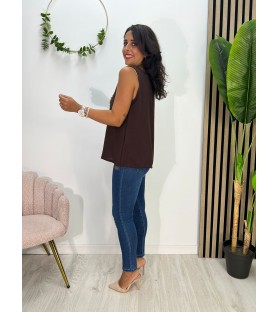 BLUSA SARA CHOCOLATE +...