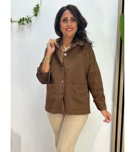 CHAQUETA VAQUERA CHOCOLATE
