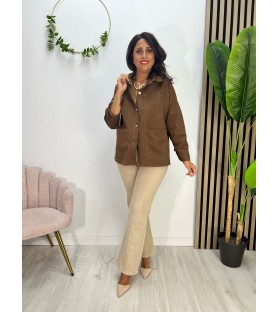CHAQUETA VAQUERA CHOCOLATE