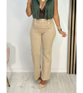 PANTALÓN VAQUERO LUNA BEIGE