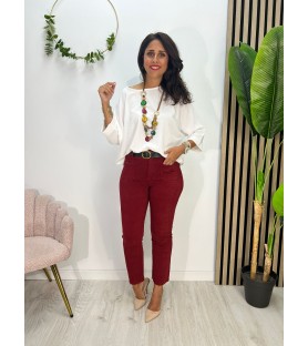BLUSA SICILIA BLANCA