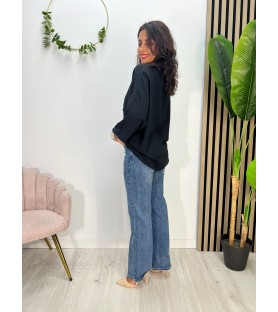 BLUSA SICILIA NEGRA