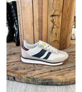 ZAPATILLA ADID AZÚL Y BEIGE
