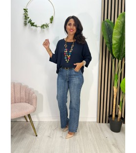 BLUSA SICILIA MARINO