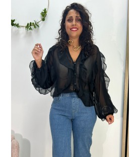 CAMISA ZARA NEGRA