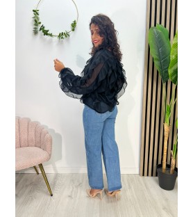 CAMISA ZARA NEGRA
