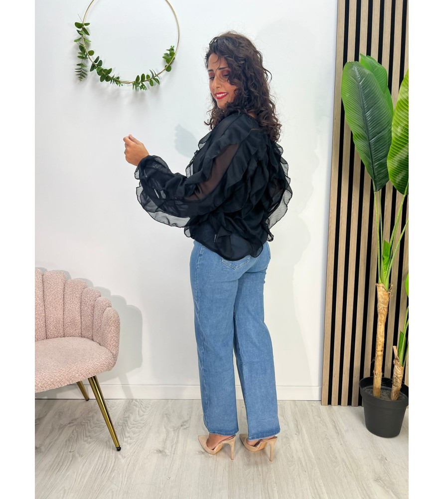 CAMISA ZARA NEGRA