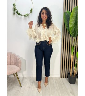 CAMISA ZARA BEIGE