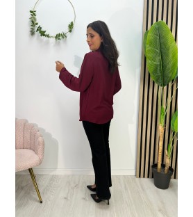 BLUSA MAIRA BURDEOS