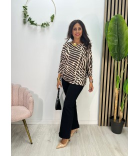 BLUSA ARIEL CHOCOLATE