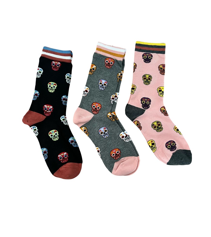 CALCETINES CALAVERAS MUJER