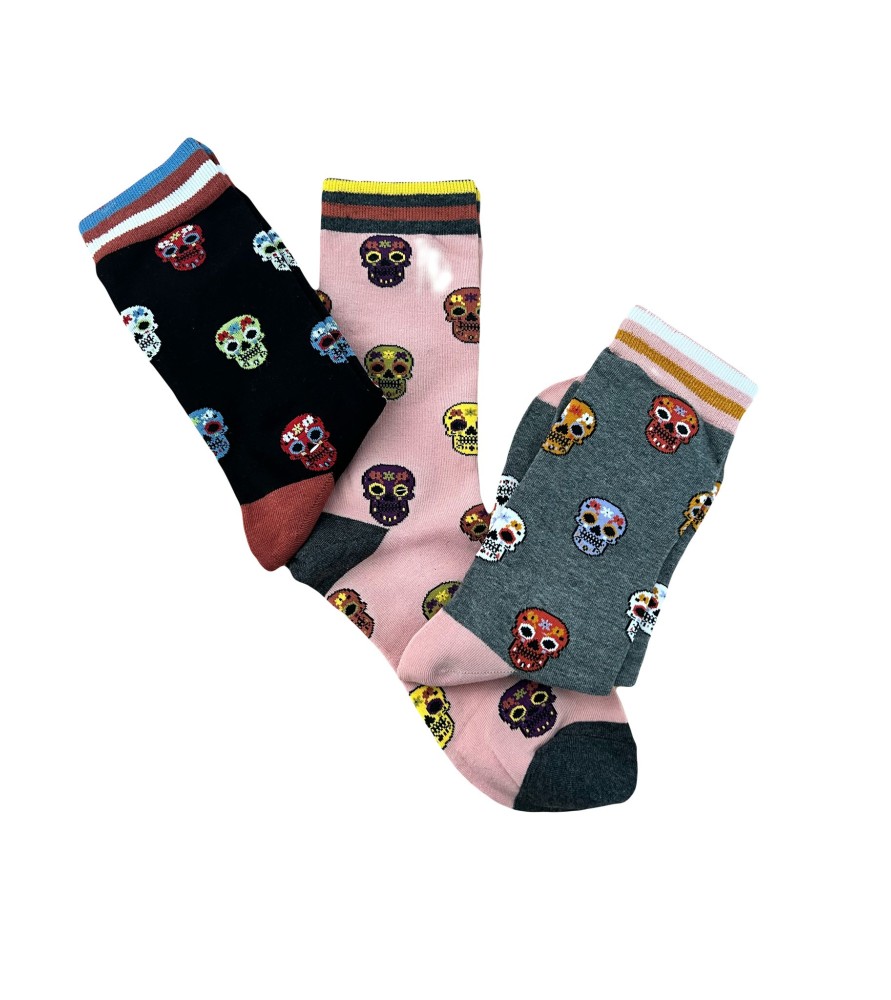 CALCETINES CALAVERAS MUJER