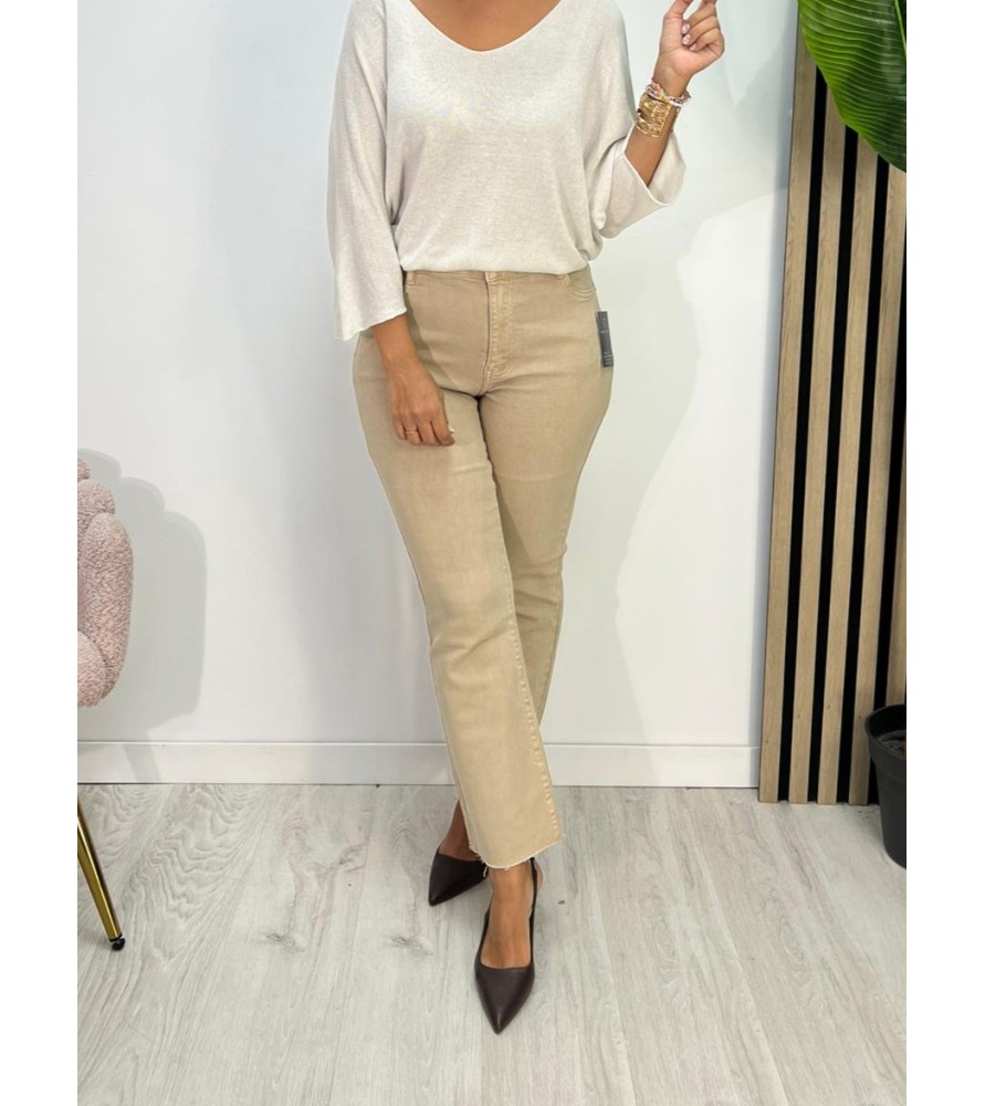 PANTALÓN VAQUERO CARAMEL BEIGE