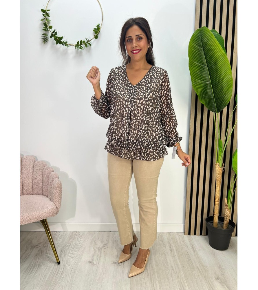 BLUSA CULLER CHOCOLATE