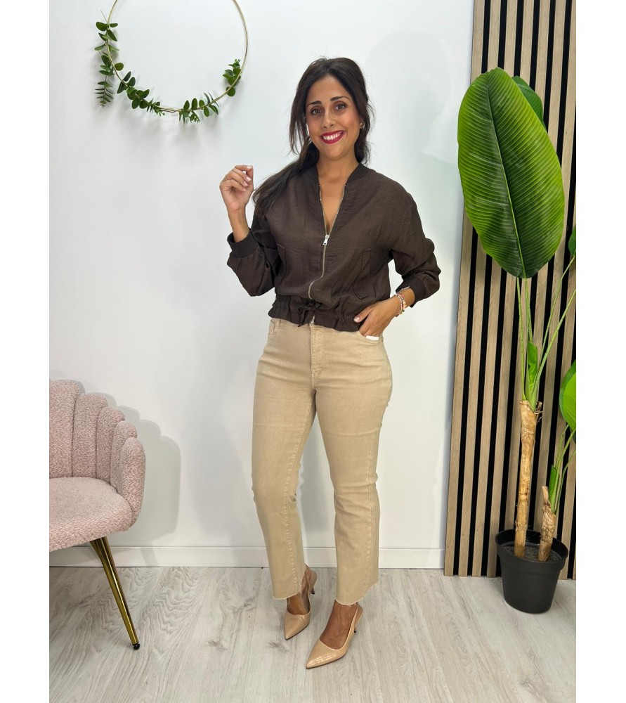 CHAQUETA EVA CHOCOLATE