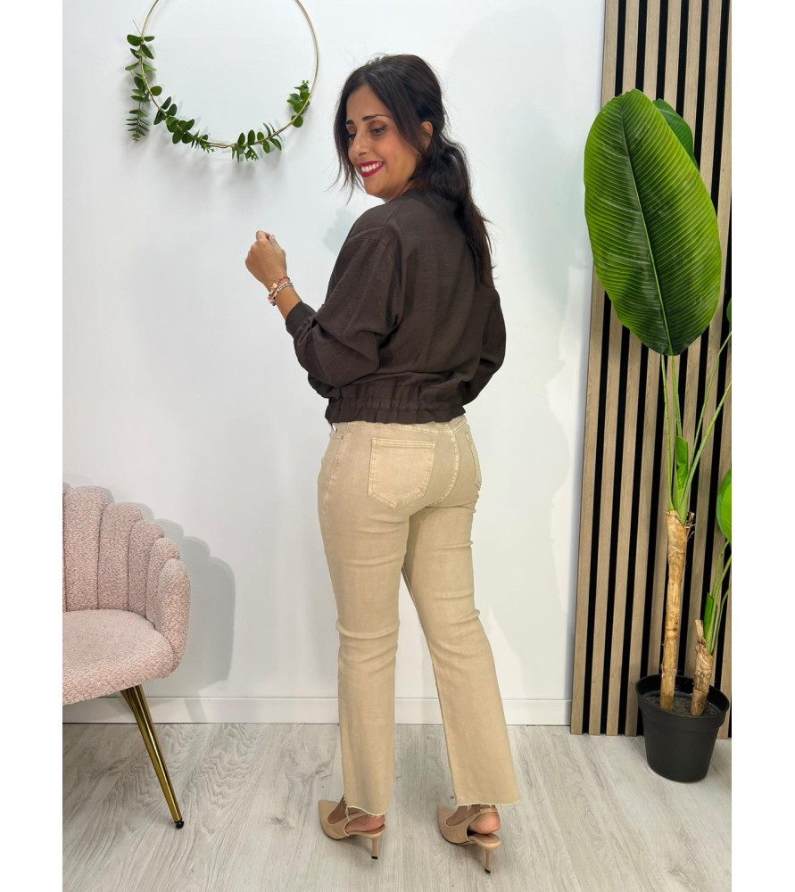 CHAQUETA EVA CHOCOLATE