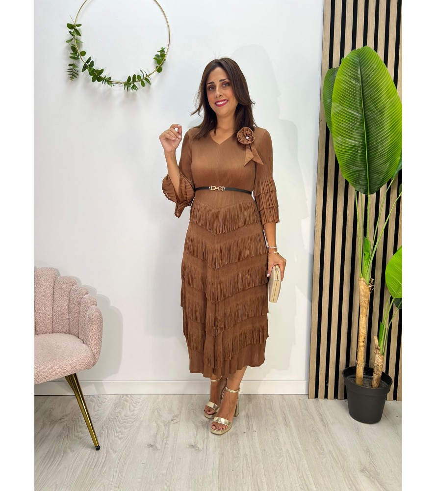 VESTIDO BAMBÚ CHOCOLATE