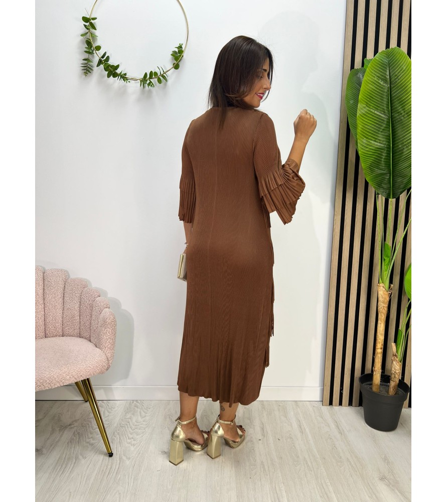 VESTIDO BAMBÚ CHOCOLATE