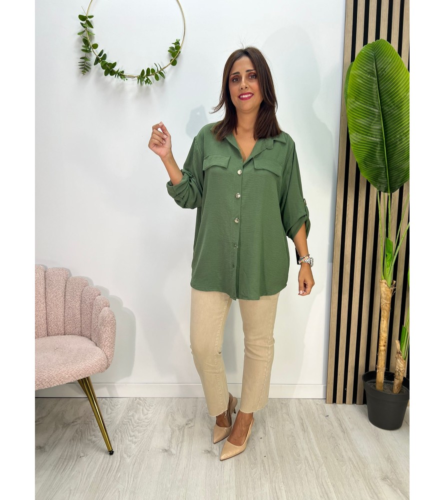CAMISA LUNA VERDE CURVY