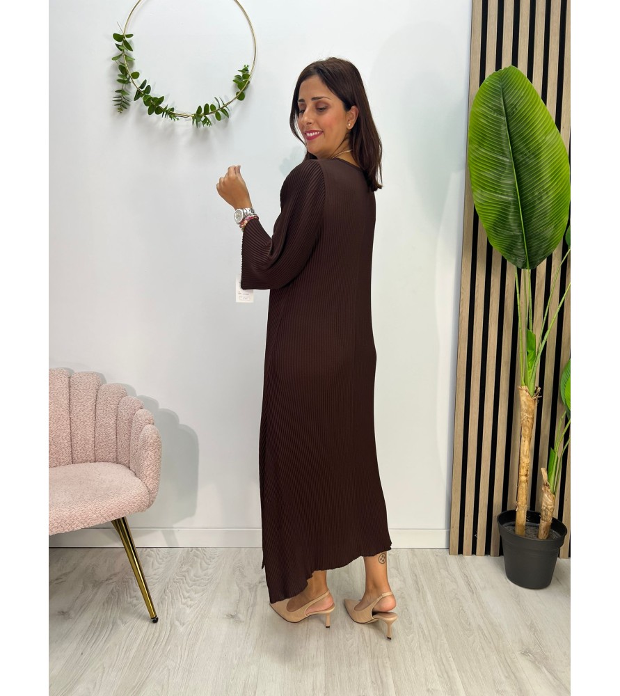 VESTIDO LOANA CHOCOLATE +...